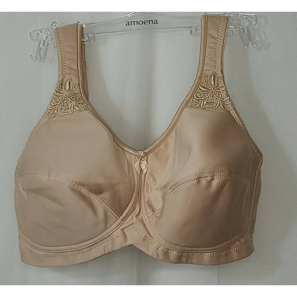 Amoena Mastectomy Bra 34DD #2153 Nude New Free Shi